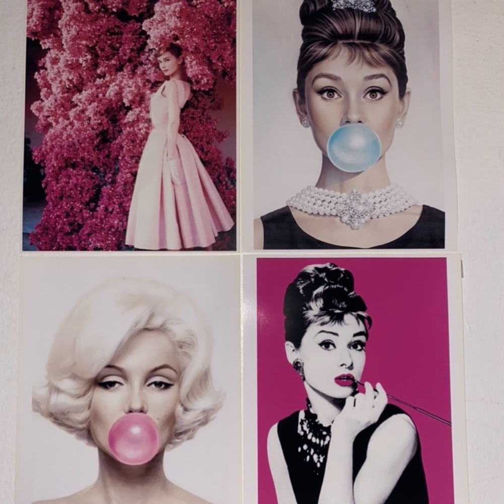 Audrey Hepburn & Marilyn Monroe Portraits